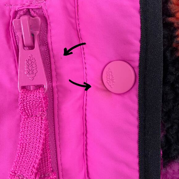 Free People Hit The Slopes Printed Pullover - Bolts of Love Adore Combo - M - Picture 9 of 9